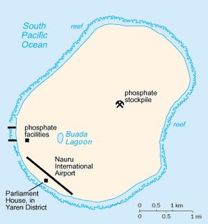 나우루 지도