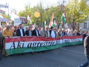 2013년 부다페스트에서 열린 헝가리 평화 행진