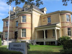 오타와에 위치한 캐나다 국제앰네스티 본부