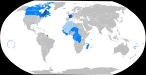 프랑스어 사용 분포