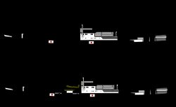 일본 국기가 그려진 "코메트"의 모습
