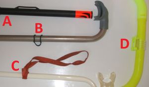 스노클 부착 방식