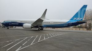 보잉 737 MAX 10 프로토타입의 롤아웃 행사