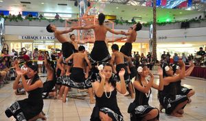 2012년 미크로네시아 몰에서의 전통춤 청소년 공연