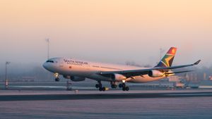 남아프리카항공 에어버스 A340 뮌헨 공항