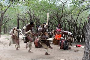 줄루족의 전통 무용 공연