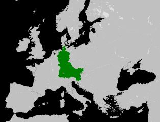 843년 베르됭 조약 이후의 동프랑크