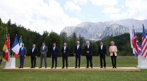 바이에른주 슐로스 엘마우에서 열린 2022년 G7 정상회의를 개최한 독일
