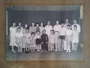 1958년 인도네시아 중국계 고씨(古) 가족의 옛 사진, 1세대부터 3세대까지