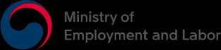 고용노동부 로고 (영문, 가로형)