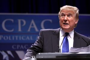 보수정치활동협의회(Conservative Political Action Conference)에서 연설하는 트럼프(2011년)