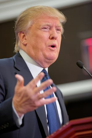 연예 활동을 하는 트럼프