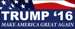도널드 J. 트럼프 대선 캠프의 슬로건 "미국을 다시 위대하게(Make America Great Again)"
