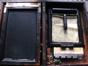 북 베르겐 군 교육위원회에서 사용되었던 미메오그래프 세트(노르웨이 라이칸겔(Rælingen)시)