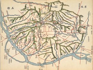 1861년 그려진 경조오부도는 당시 '''성저십리''' 지역이 [[한성부]] [[오부 (한성부)|오부]]의 일부였음을 명확히 보여준다.
