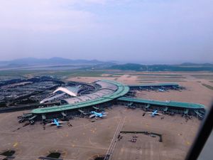 인천국제공항 제1여객터미널 항공사진