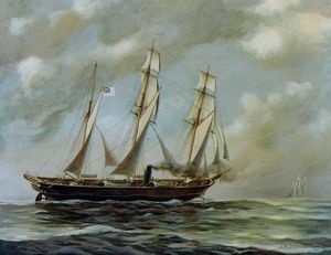 영국에서 건조되어 남군에 제공된 앨라배마 호.