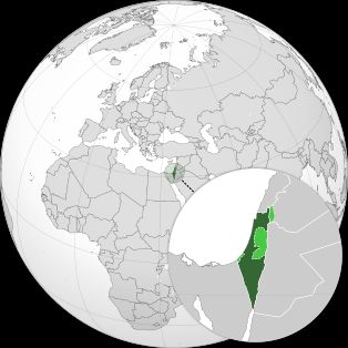 이스라엘 (정사영 투영도)