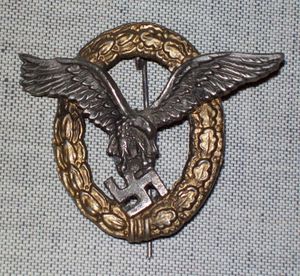 항공기지도자관측사휘장