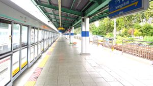 서빙고역 승강장