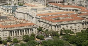 연방 삼각지, 미합중국 연방 정부의 행정부 부처들의 역사적인 중심지