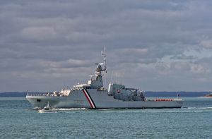 해안경비대 함정 작전 중