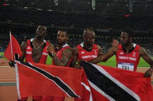 2012 런던 올림픽 남자 4x400m 계주에서 트리니다드 토바고가 동메달을 획득