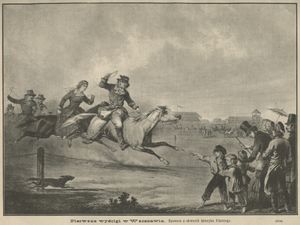 1891년 바르샤바 모코투프 경마장에서 열린 경마