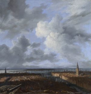 야코프 반 뢰이스달(Jacob van Ruisdael)이 그린 암스테르담의 전경