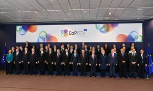 2017년 브뤼셀에서 열린 동유럽 파트너십 정상회담