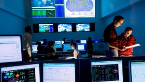 독일항공우주센터 오베르파펜호펜 부지의 갈릴레오 관제센터