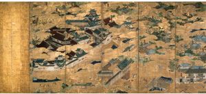 주라쿠다이도 병풍