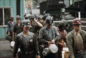 1974년 애팔래치아 지역의 탄광 노동자들