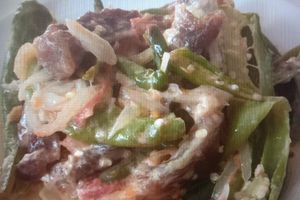 샤캄 다치(건조 쇠고기 버전)