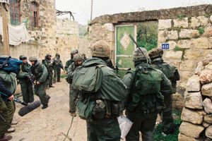 2002년 방어막 작전 당시 서안을 점령한 이스라엘 방위군