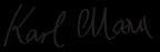 카를 마르크스 서명