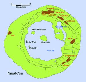 니우아포오우섬 지도