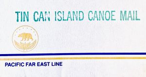 1976년 통조림 우편에 사용된 봉투