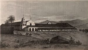 첫 캘리포니아 선교소로 알려진 산디에고 데 알칼라 (1769년 설립)