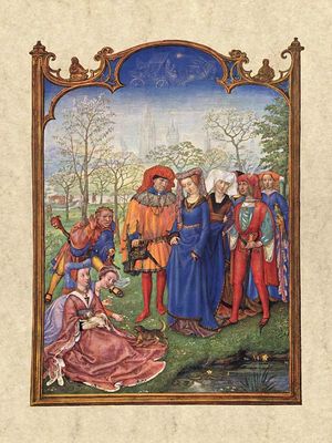 4월, 그리마니 브레비아리움, 5v쪽 (플랑드르)