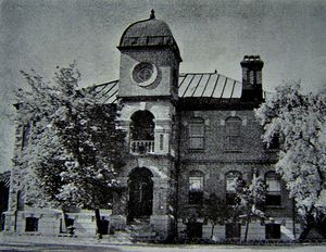 서울 종로구에 있었던 낙원동 교사 모습. 1908년 11월 2일 준공되어 서북회관으로도 불렸다.