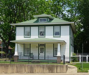 클린턴의 생가인 홉의 집