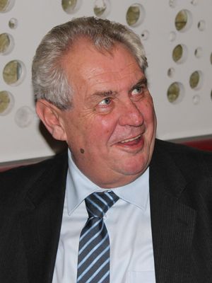 전임 당 대표 밀로시 제만(Miloš Zeman), 체코 공화국 대통령