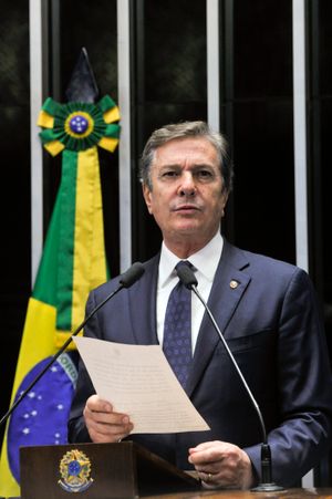 2015년 8월 연방 상원에서 연설하는 콜로르