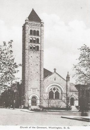 워싱턴 D. C.의 커버넌트 장로교회 본관 전경.