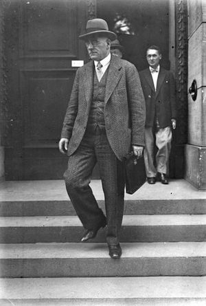 사회민주당의 프로이센주 수상 오토 브라운