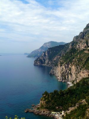 아말피 해안의 전경