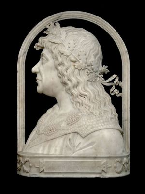Portrait, 마차시 코르비누스 헝가리 왕, 후냐디, 부조
