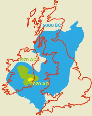 나이지리아 북동부의 차드 호 축소