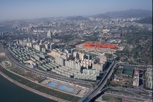 1999년 국립중앙박물관 신축현장